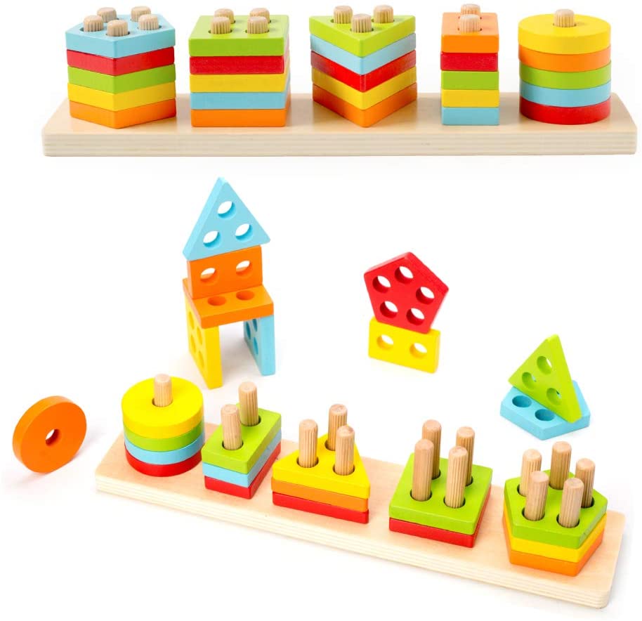 stacking toys - WOOD CITY