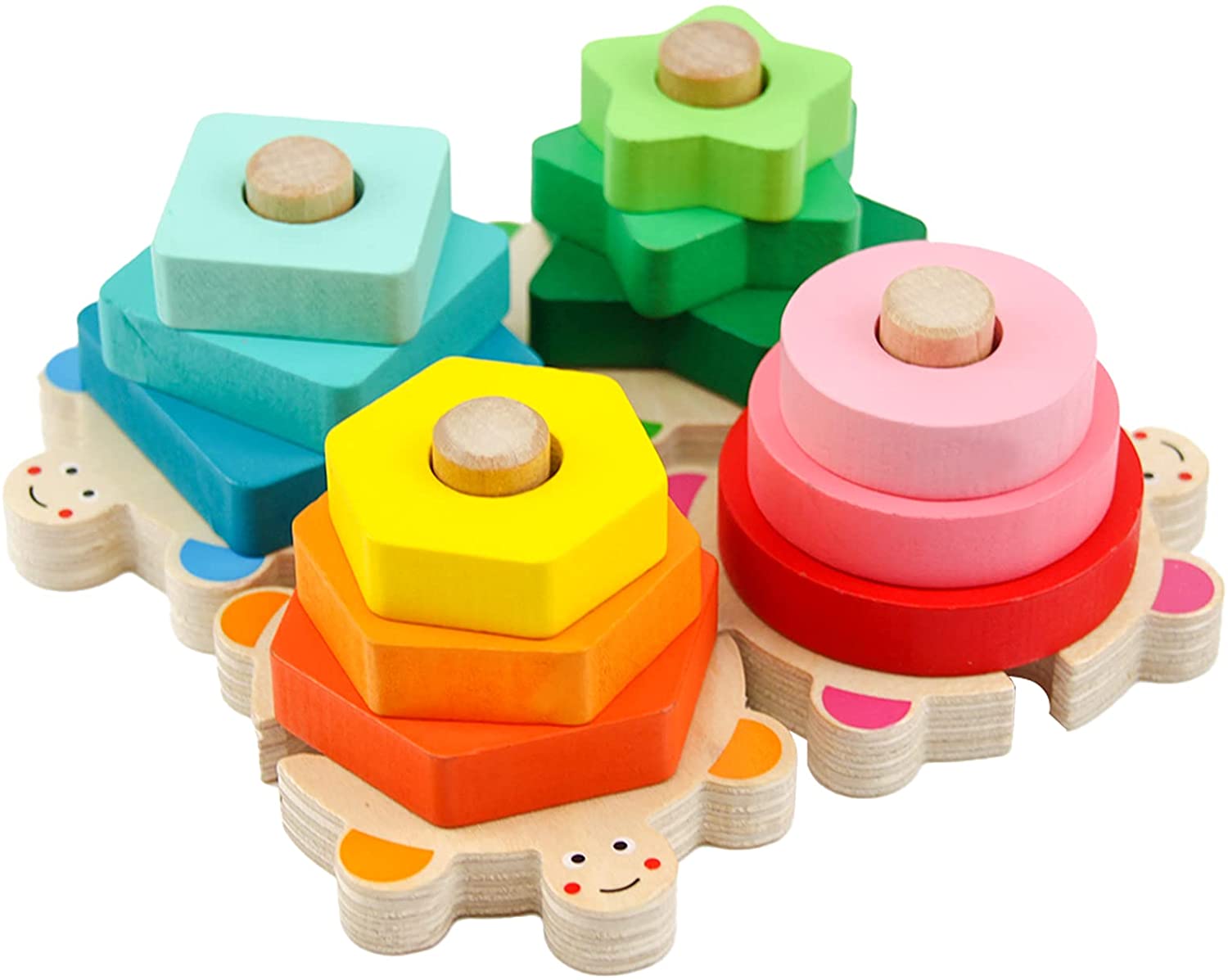 Montessori Shape Sorter Toys for Toddlers - WOOD CITY